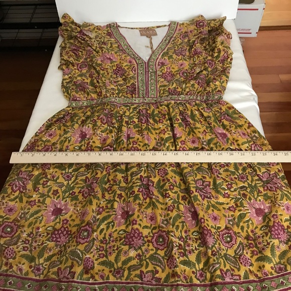 CLARA THE LABEL Kira Midi Maxi Dress Floral Willow Women’s Size X-Large XL NWT - Picture 13 of 16